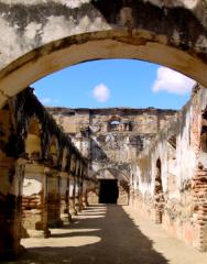 Ruins of Santa Clara church and convent in Antigua, Guatemala